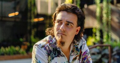 Palmer Luckey, founder of Anduril Industries, during an interview on "The Circuit with Emily Chang" at Anduril's headquarters in Costa Mesa, California, US, on Thursday, Dec. 14, 2023. Anduril recently beat several legacy defense players in a contest for a major contract to develop an unmanned fighter jet for the US Air Force and is now valued at $8.5 billion. Photographer: Kyle Grillot/Bloomberg via Getty Images