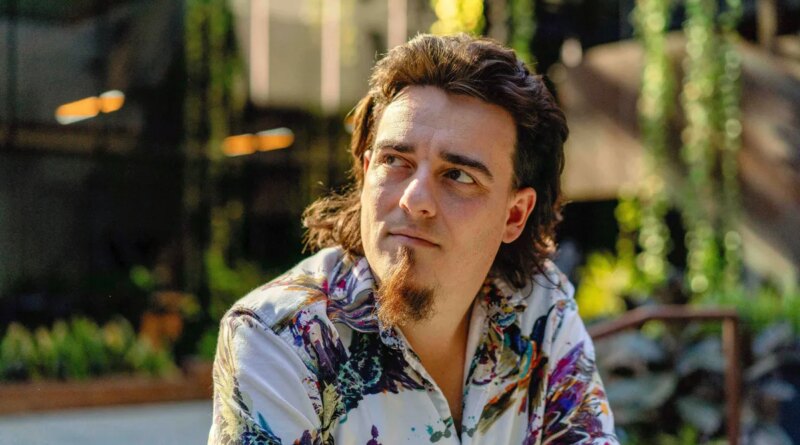 Palmer Luckey, founder of Anduril Industries, during an interview on "The Circuit with Emily Chang" at Anduril's headquarters in Costa Mesa, California, US, on Thursday, Dec. 14, 2023. Anduril recently beat several legacy defense players in a contest for a major contract to develop an unmanned fighter jet for the US Air Force and is now valued at $8.5 billion. Photographer: Kyle Grillot/Bloomberg via Getty Images