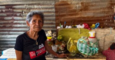 Delia Braches in her home in Caricuao, Venezuela