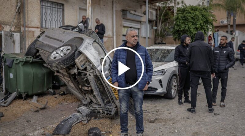 Video: Missile Hits Town in Central Israel