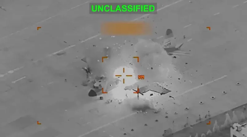 Video shows US forces destroying some of Iran's old American-made warplanes