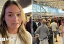Watch: BBC journalist caught in travel chaos at Houston Airport

