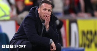 Craig Bellamy looks on as Wales lose to Bosnia-Herzegovina