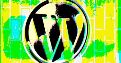 stylized WordPress logo