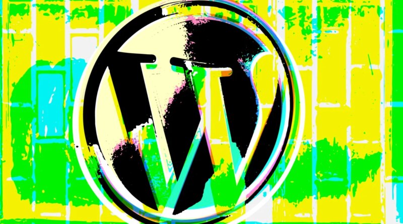 stylized WordPress logo
