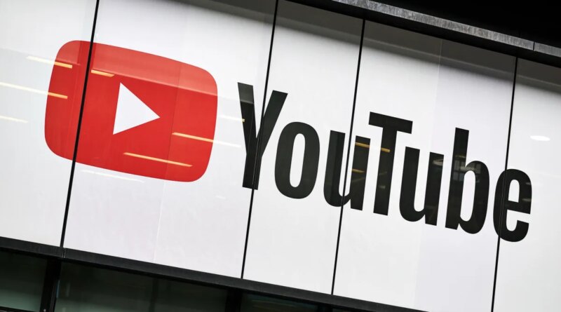 YouTube logo sign