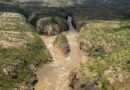 Aerial footage shows swollen Katherine Gorge – video