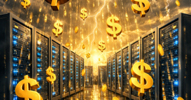dollar signs, data center