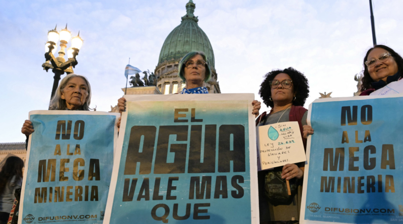 Argentina MPs approve bill allowing mining in glaciers
