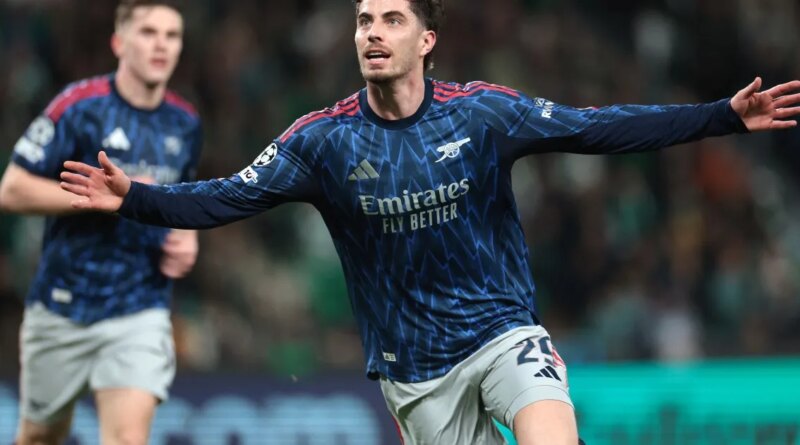 Arsenal beat Sporting with late Havertz goal in Champions League quarters