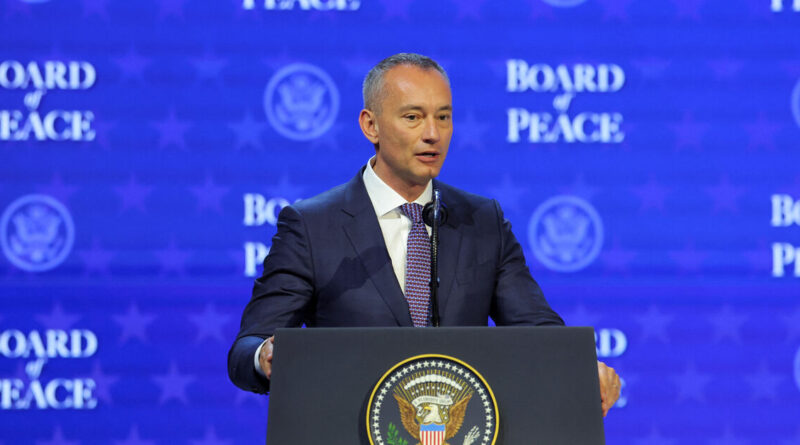 Board of Peace envoy says Gaza plan needs quick progress, Hamas talks 'not easy'