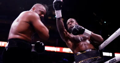 Boxing - Derek Chisora v Deontay Wilder - O2 Arena, London, Britain - April 4, 2026 Derek Chisora in action against Deontay Wilder Action Images via Reuters/Peter Cziborra