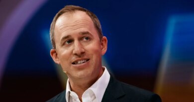 Co-CEO of Salesforce, Bret Taylor, speaks at the Vivatech show in Paris, France, June 15, 2022. (AP Photo/Thibault Camus)