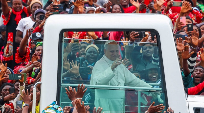 Crowds gather in Cameroon for biggest event of Pope Leo's Africa tour