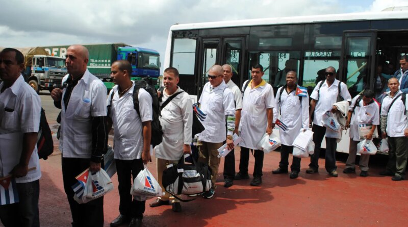 Cuba sent doctors. Washington sent a destroyer.