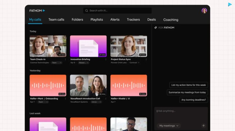 Fathom adds a bot-less meeting mode in a bid to take on Granola | TechCrunch