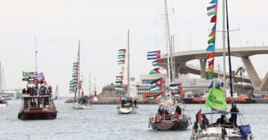 Gaza aid flotilla sets sail from Barcelona