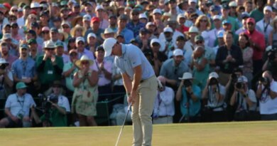 Rory McIlroy in action.