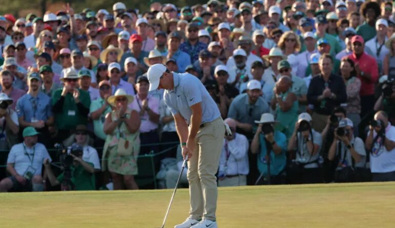 Rory McIlroy in action.