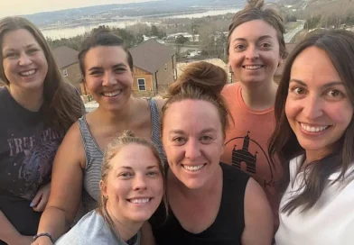 I go on spring break with 5 of my mom friends and our 16 kids. It's more fun than it may sound.