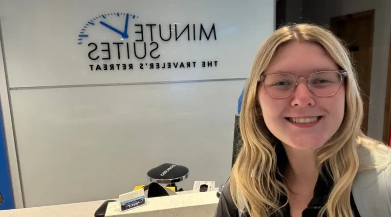 I rented an airport 'nap room' after my flight was delayed overnight. The perks made the price easier to swallow.