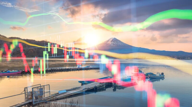 Data floating over a lake to symbolize a data lake concept.