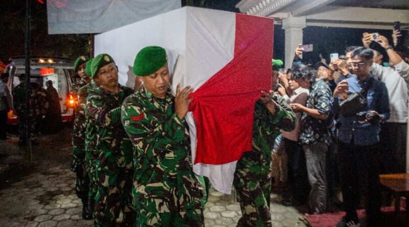 Indonesia lays to rest peacekeepers killed in Lebanon