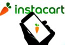 Instacart logo on a phone