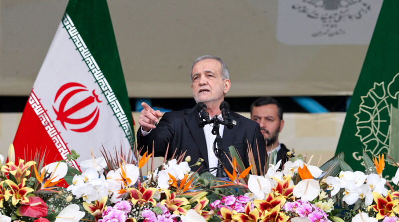 Iran leaders join crowds on Tehran's streets to project control in wartime