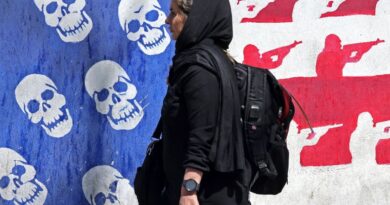 Iran murals project defiance in war with US