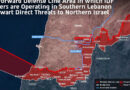 Israeli military publishes map of south Lebanon territory under its control
