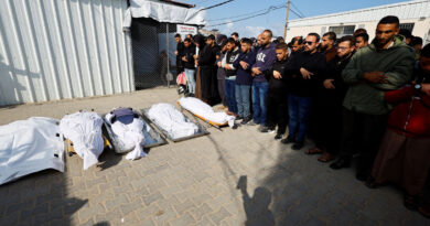 Israeli strike kills at least six at Gaza police checkpoint, medics say