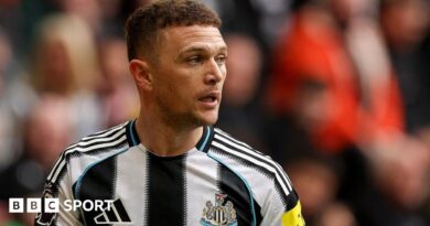 Kieran Trippier during Newcastle United's game against Sunderland at St James' Park on 21 March, 2026