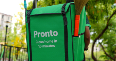 Pronto branded pack of cleaning supplies