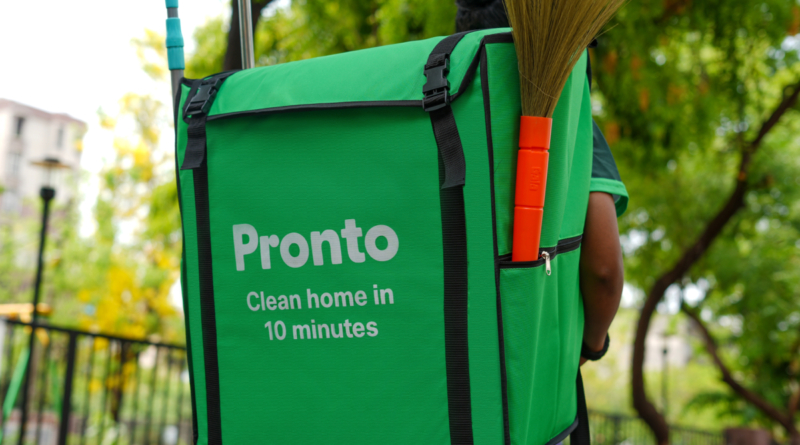 Pronto branded pack of cleaning supplies