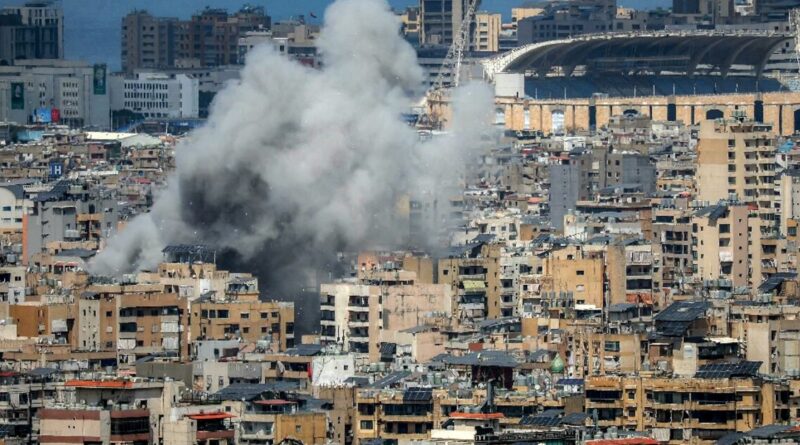 Lebanon says Israeli strikes hit south Beirut, country's south