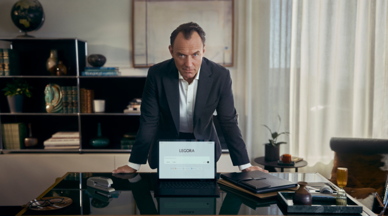 Legora's marketing campaign featuring Jude Law