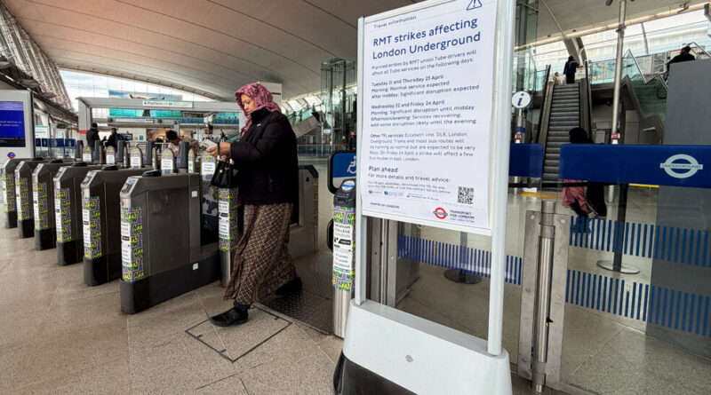 London Braces for Disruption From Tube Drivers’ Strike
