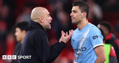 Pep Guardiola and Rodri