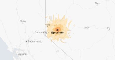 Map: 5.7-Magnitude Earthquake Shakes Nevada