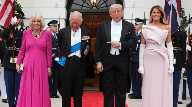 Melania Trump and Queen Camilla wore matching outfits during the royals' White House visit. It was no accident.