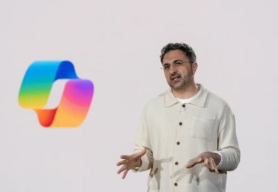 Mustafa Suleyman, chief executive officer of Microsoft AI, speaks during an event commemorating the 50th anniversary of the company at Microsoft headquarters in Redmond, Washington.