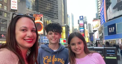 My kids don't remember living in New York, so I retraced their earliest days with them
