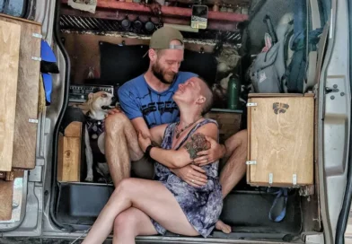 My partner and I lived in a camper van for 3 years before I had an unexpected pregnancy. It changed everything for us.