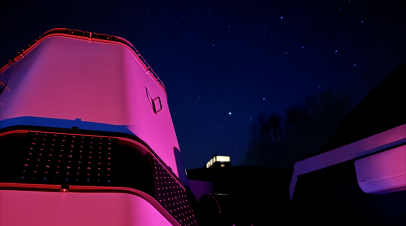 An Observable Space telescope at work.