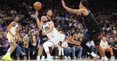 Stephen Curry in action