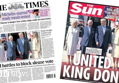 Newspaper headlines: 'United King Don' and 'PM battles to block sleaze vote'