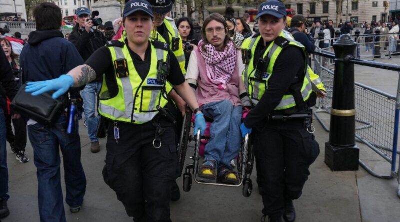 Over 200 arrested at pro-Palestinian rally in London