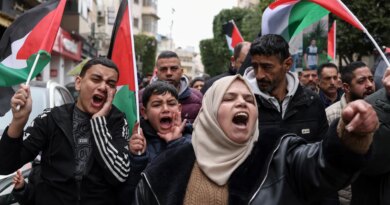 Palestinians in West Bank protest, strike against Israeli death penalty law
