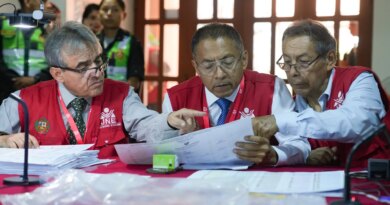 Police raid Peru’s election authorities after outcry over slow vote count
